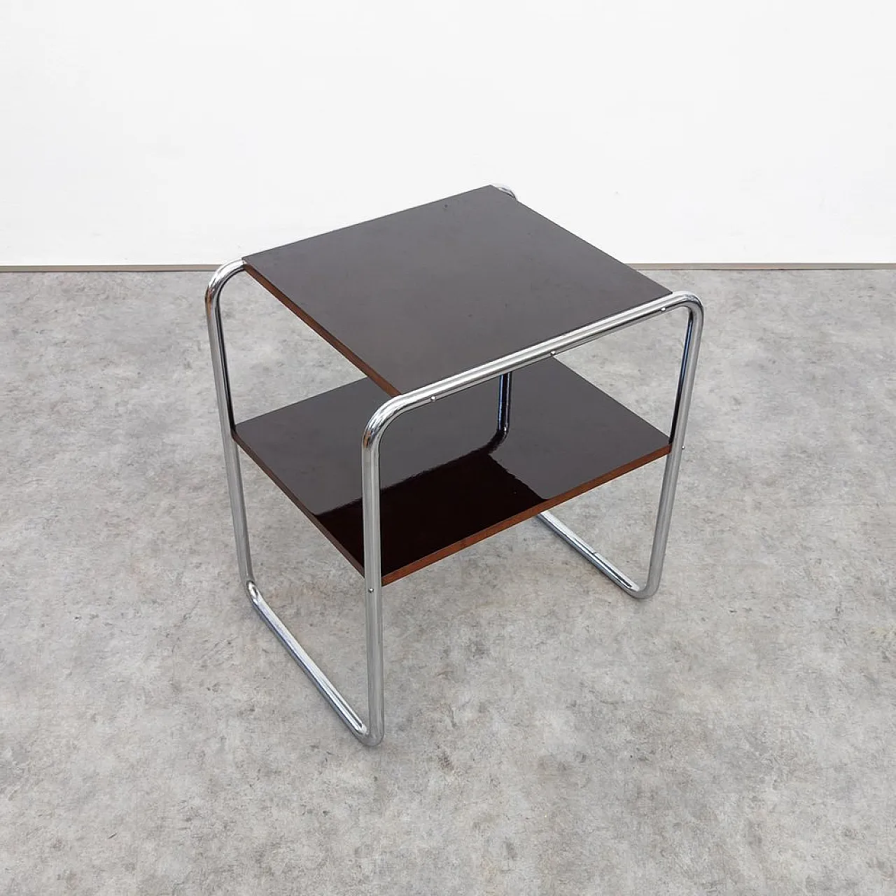 Bauhaus Tubular Steel Side Table by Marcel Breuer for Mücke Melder, 1930s 16