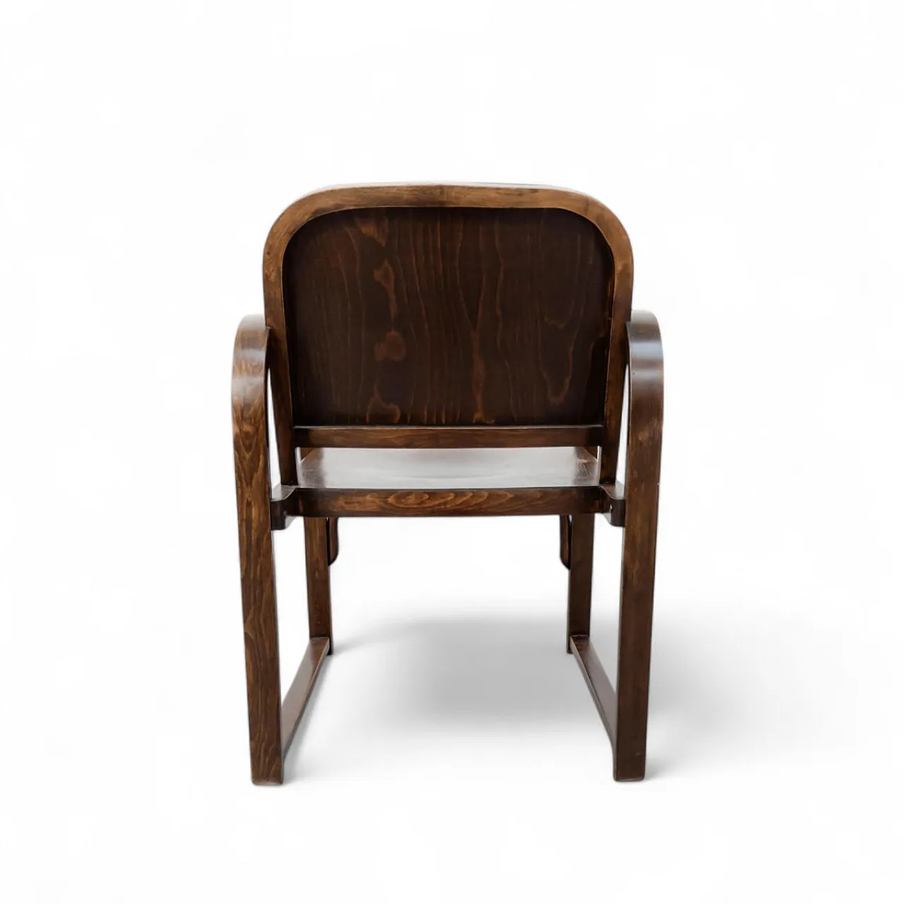 Poltrona A745 F in legno curvato di Michael Thonet per Tatra, anni '30 4