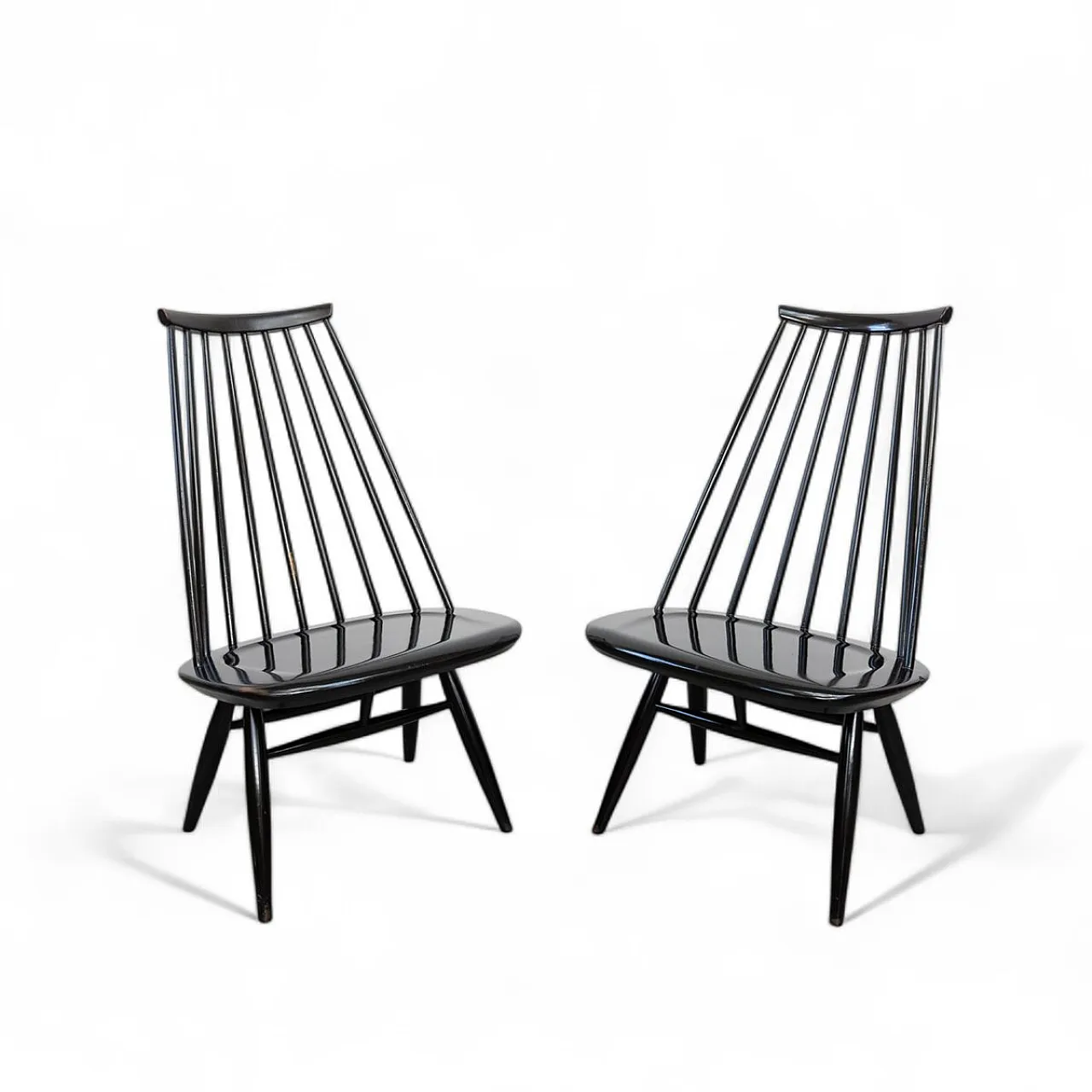 Pair of armchairs by Ilmari Tapiovaara for Asko, 1950s 1