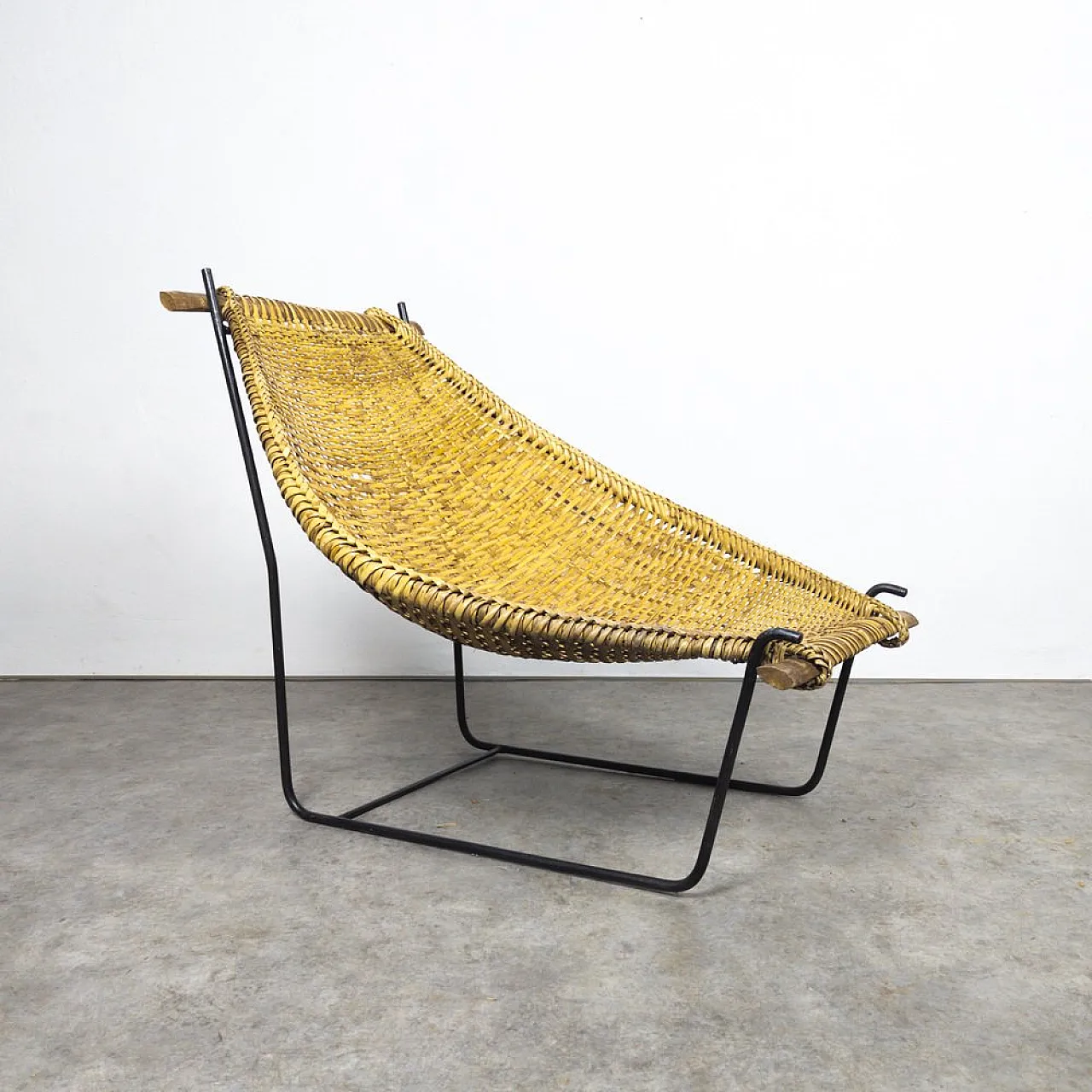 Mid-Century Duyan lounge chair by John Risley for Ficks Reed, 1950s 5