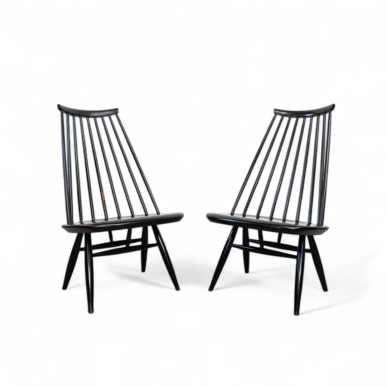 Pair of armchairs by Ilmari Tapiovaara for Asko, 1950s 15