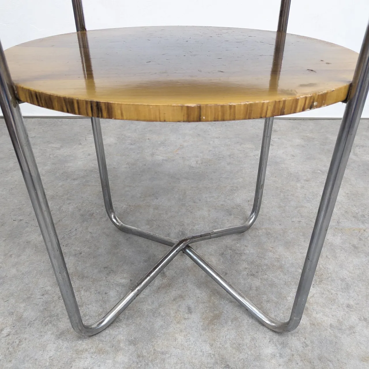 Bauhaus tubular steel side table by Hynek Gottwald, 1930s 7