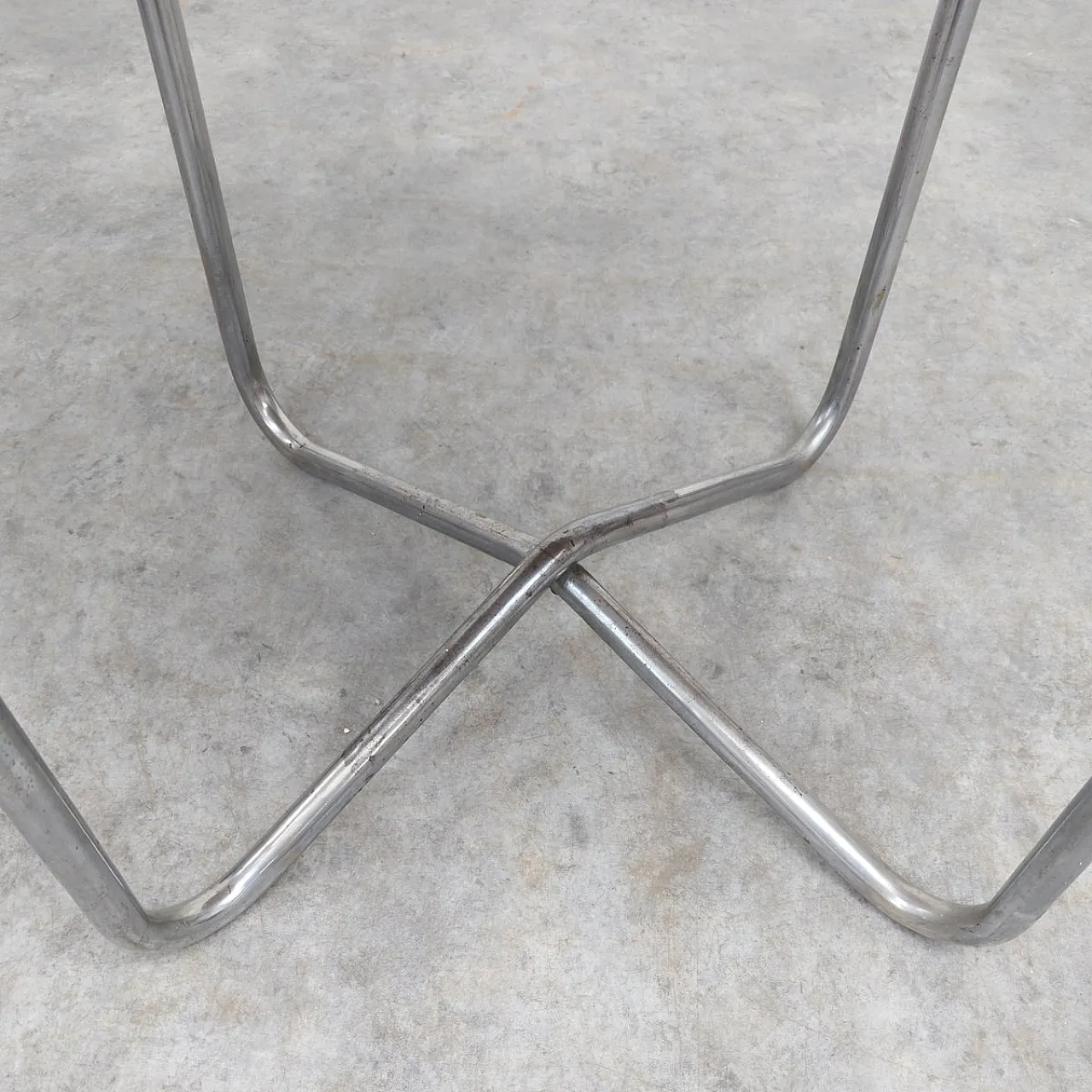 Bauhaus tubular steel side table by Hynek Gottwald, 1930s 8