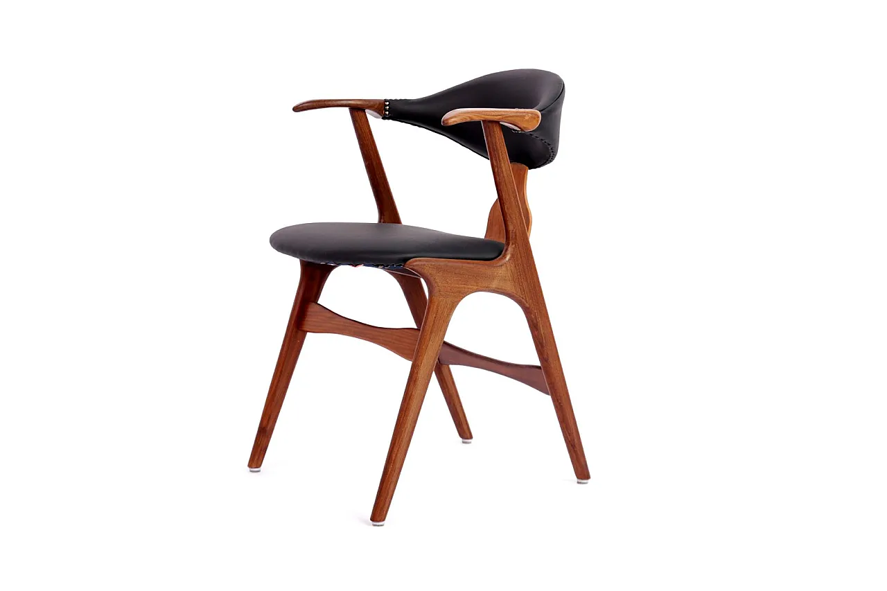 4 Dining Chairs attributed to Louis Van Teeffelen for Wébé, 1960s 13