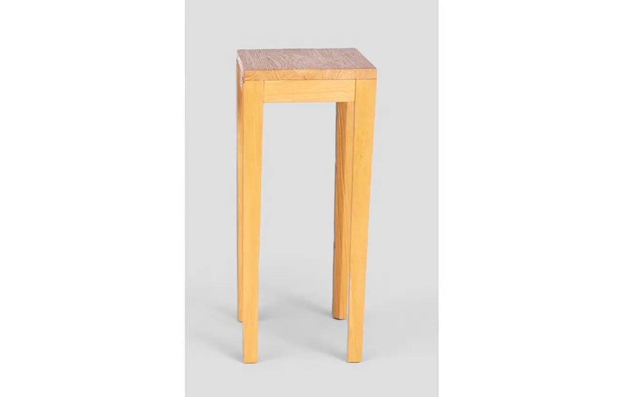 Tall light wood coffee table in minimalist design, 1990s 2