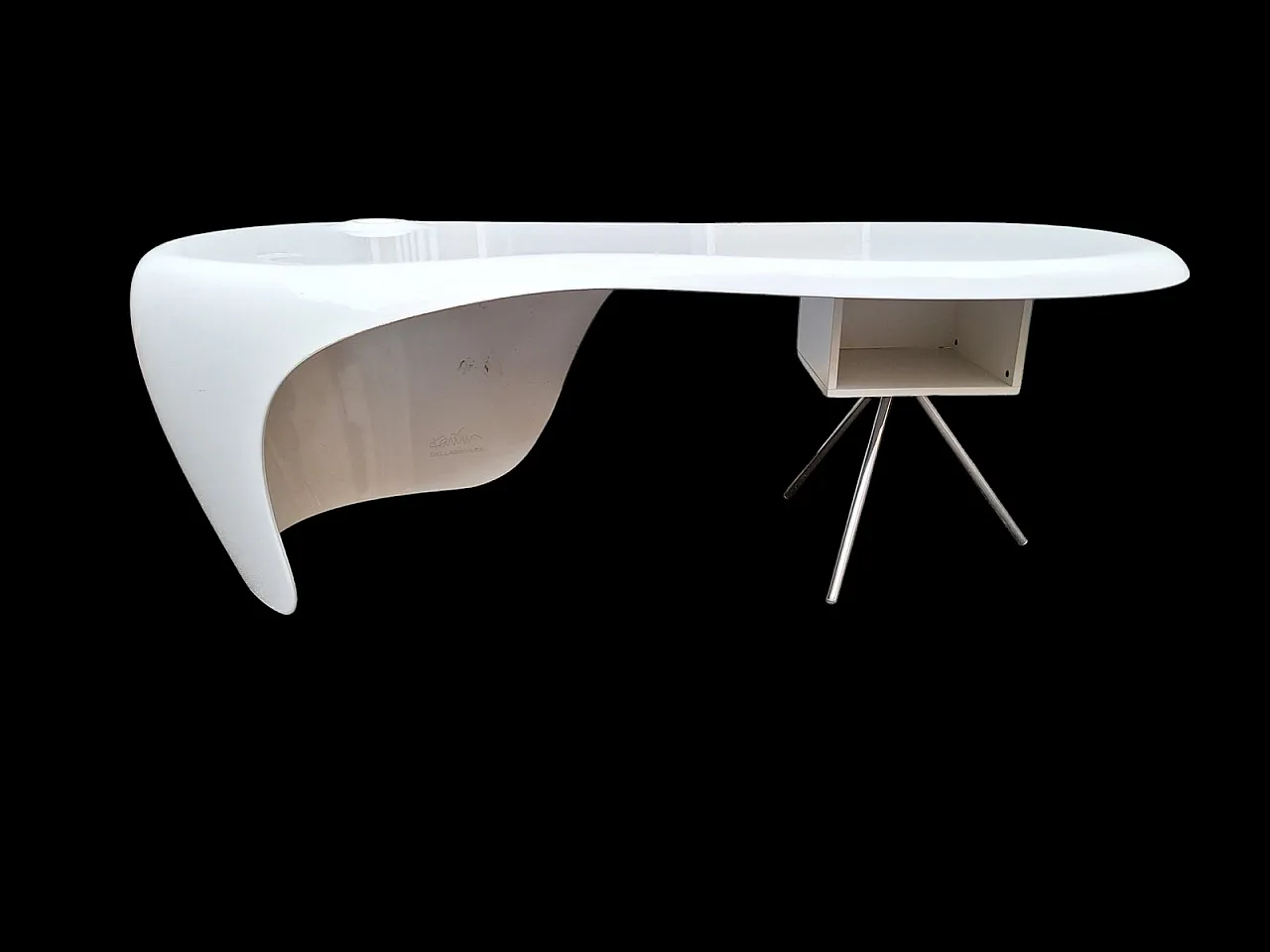 Uno polyurethane desk by Karim Rashid for Della Rovere, 1990s 1