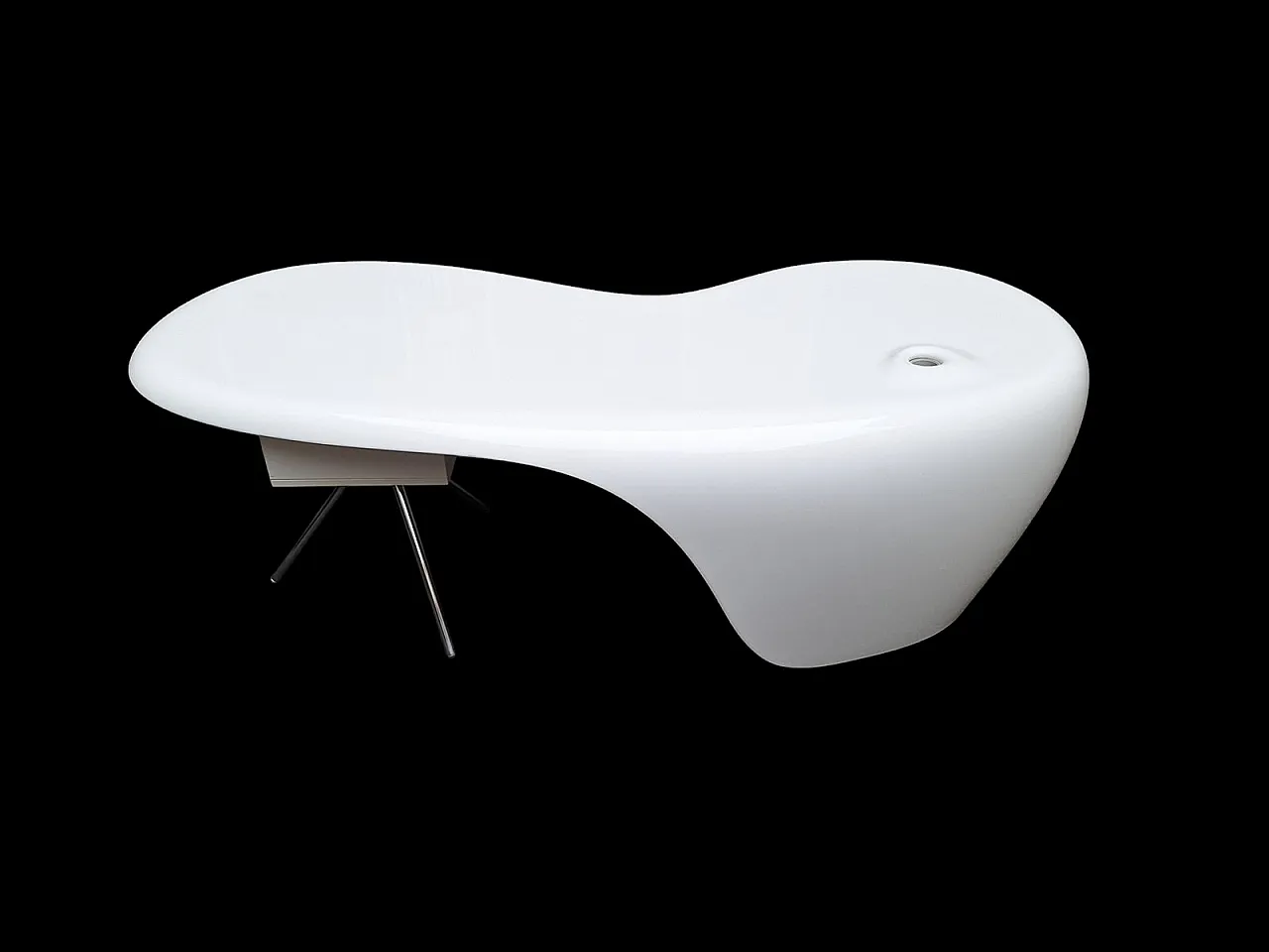 Uno polyurethane desk by Karim Rashid for Della Rovere, 1990s 2