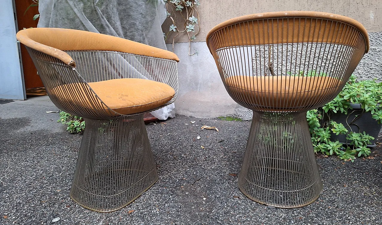 Chairs Model 1715 by Warren Platner for Knoll, 1970s, Set of 4 2