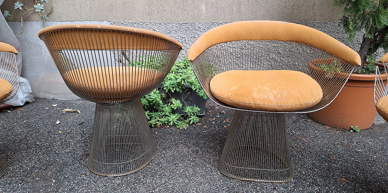 Chairs Model 1715 by Warren Platner for Knoll, 1970s, Set of 4 4