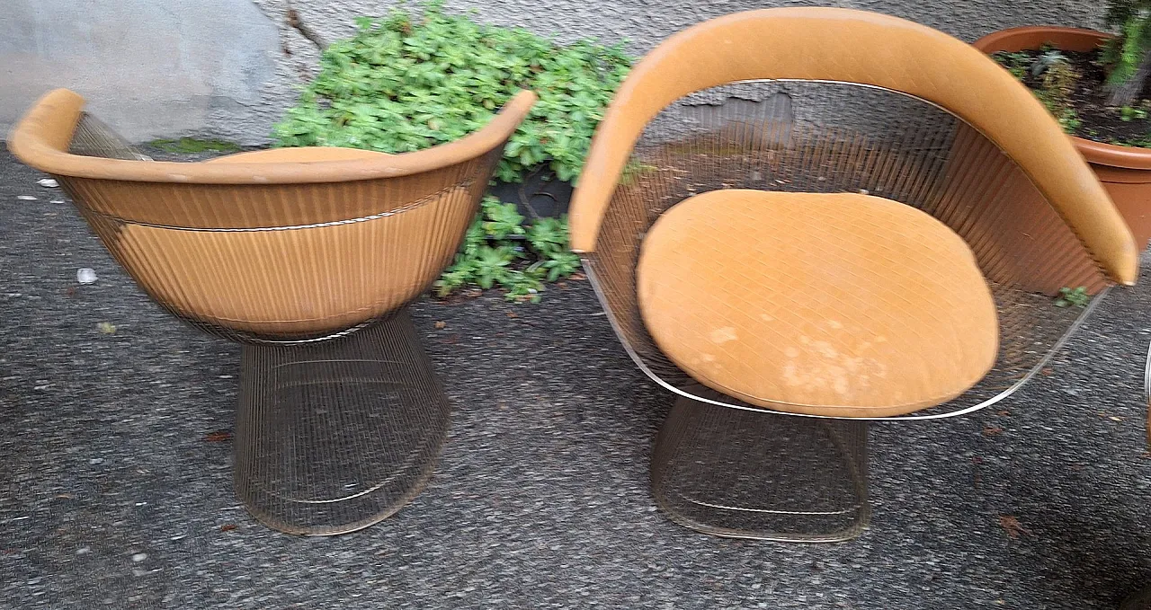 Chairs Model 1715 by Warren Platner for Knoll, 1970s, Set of 4 5