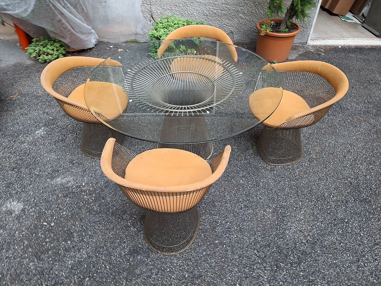 Chairs Model 1715 by Warren Platner for Knoll, 1970s, Set of 4 8