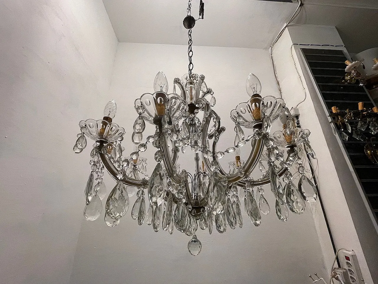 Crystal Maria Teresa Chandelier, 50s 5