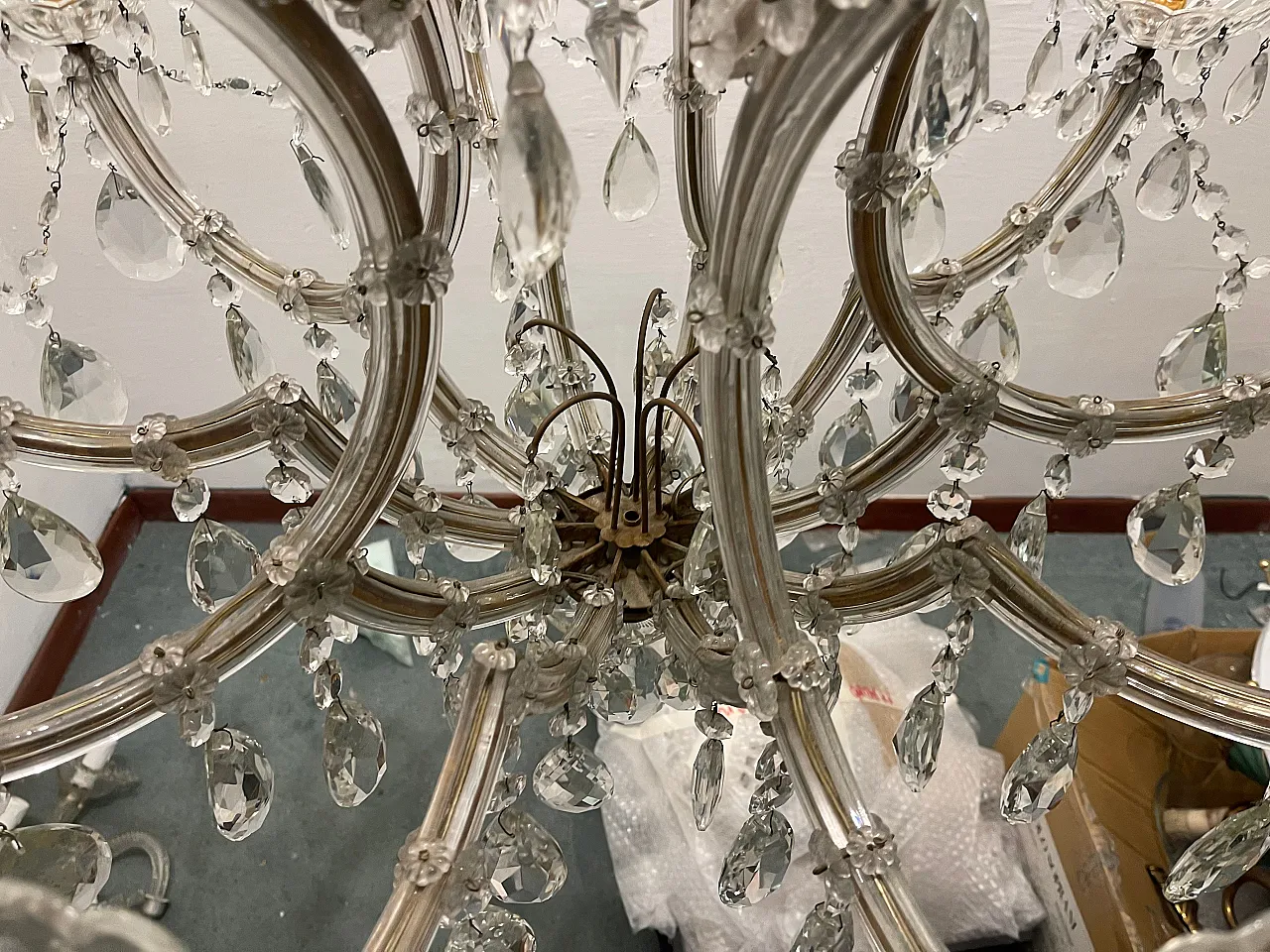 Crystal Maria Teresa Chandelier, 50s 6