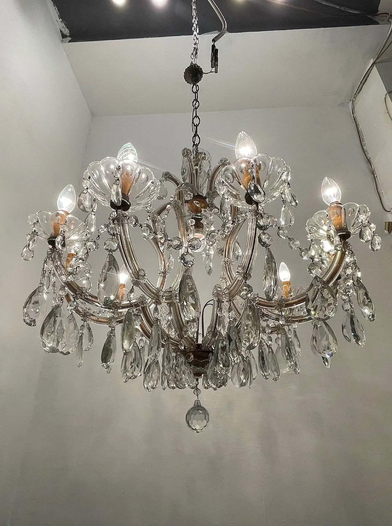 Crystal Maria Teresa Chandelier, 50s 10