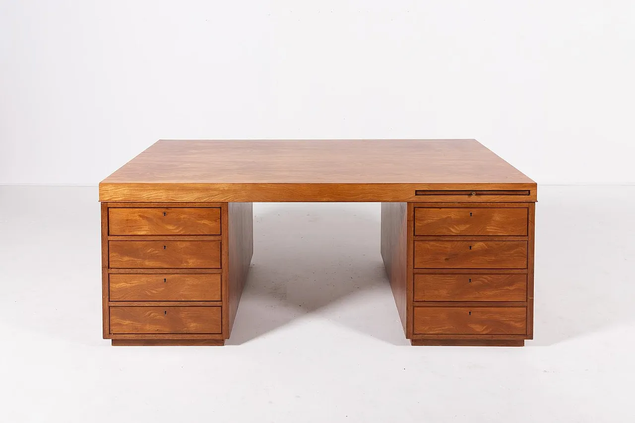 Large Danish Modern Executive Desk from C.B. Hansens Etabl., 1960s 1