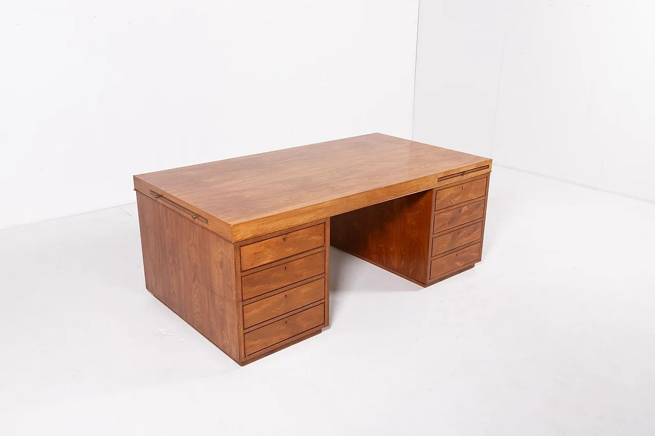 Large Danish Modern Executive Desk from C.B. Hansens Etabl., 1960s 3