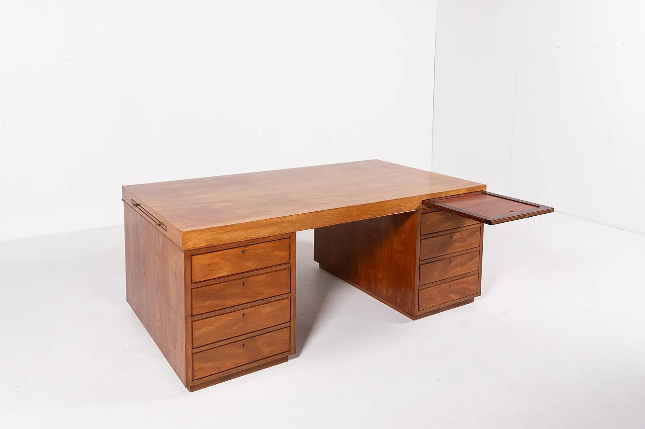 Large Danish Modern Executive Desk from C.B. Hansens Etabl., 1960s 4