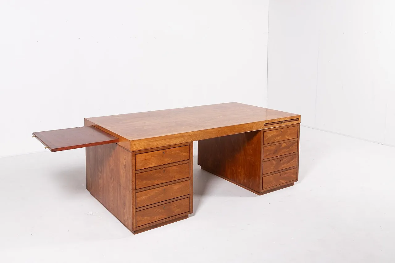 Large Danish Modern Executive Desk from C.B. Hansens Etabl., 1960s 6