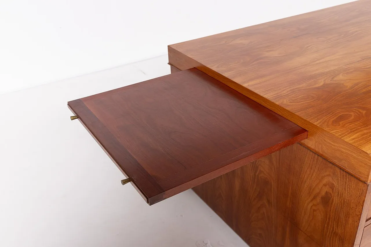 Large Danish Modern Executive Desk from C.B. Hansens Etabl., 1960s 7