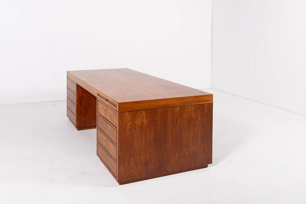 Large Danish Modern Executive Desk from C.B. Hansens Etabl., 1960s 14