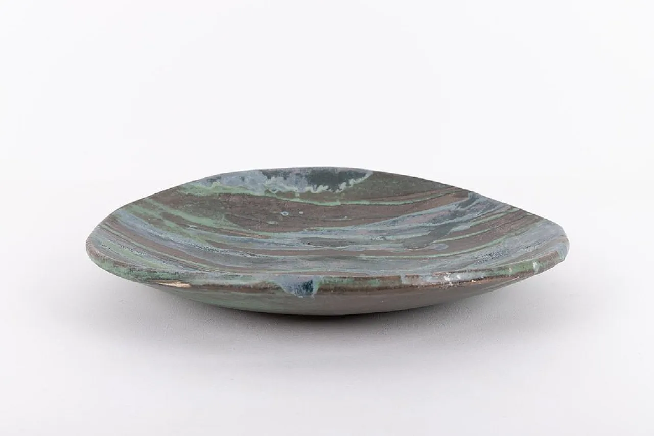 Earthenware dish plate, 1990s 2