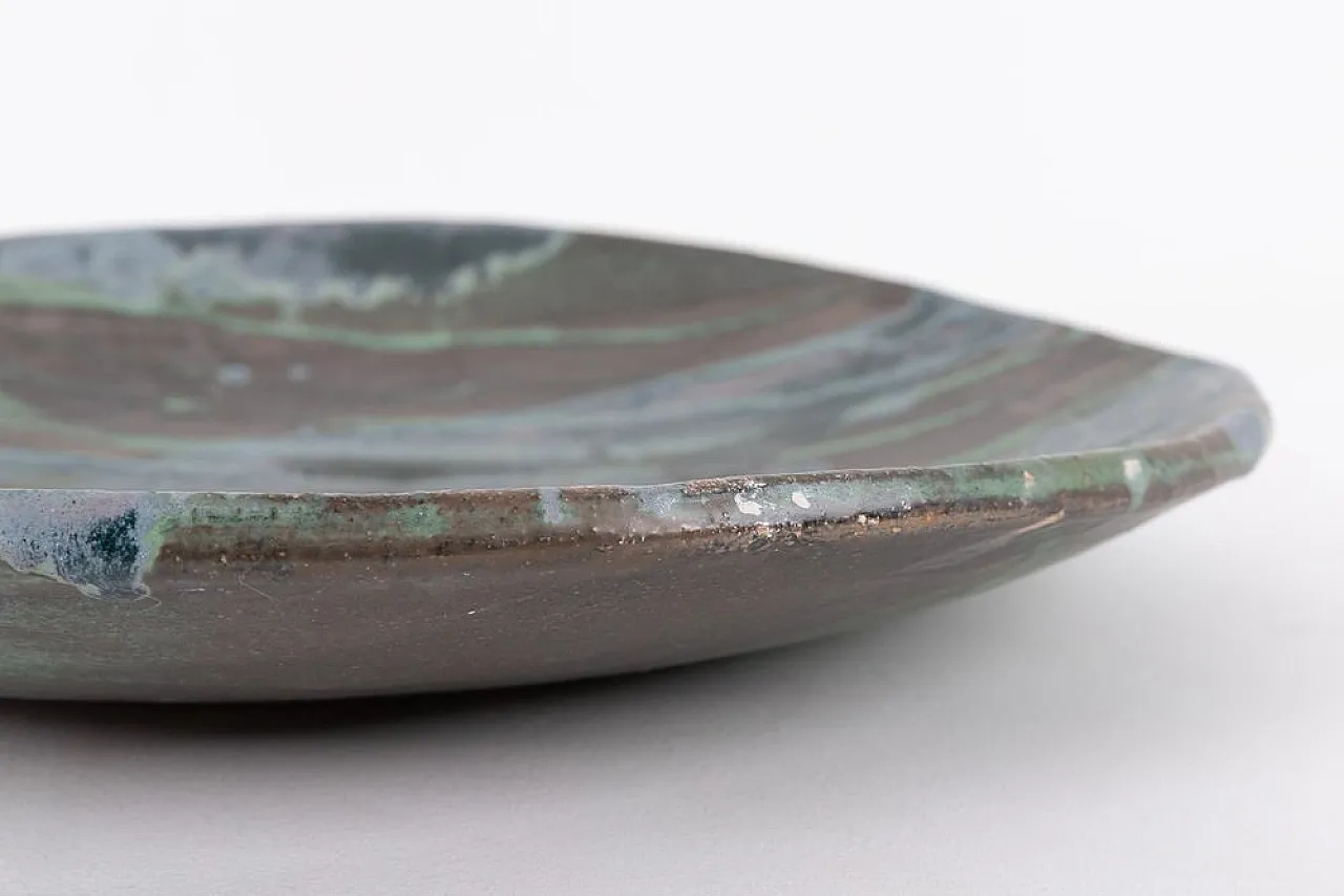 Earthenware dish plate, 1990s 3