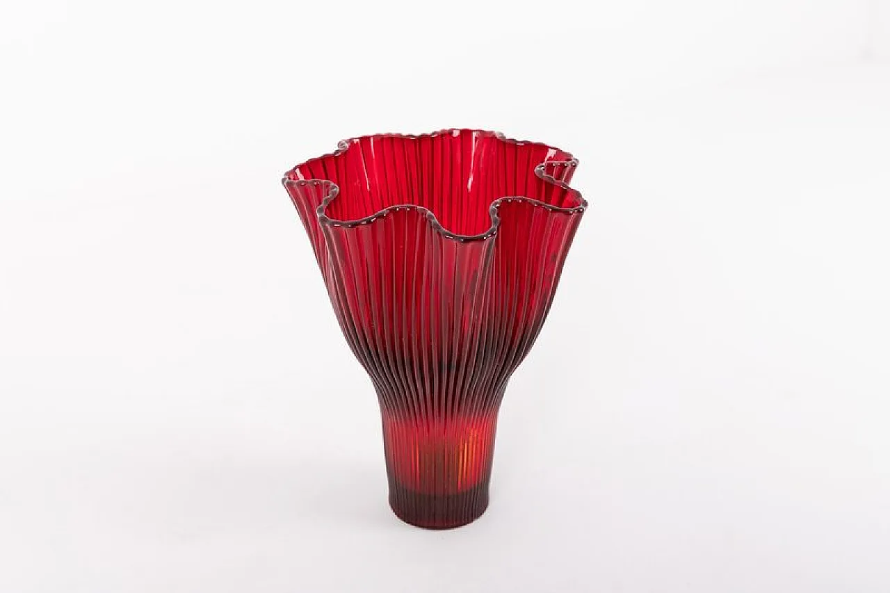 Art Glass vase by Monica Bratt for Reijmyre, 1950s 1