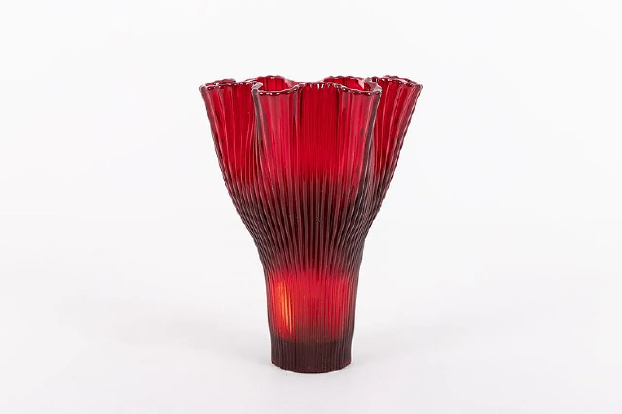 Art Glass vase by Monica Bratt for Reijmyre, 1950s 5