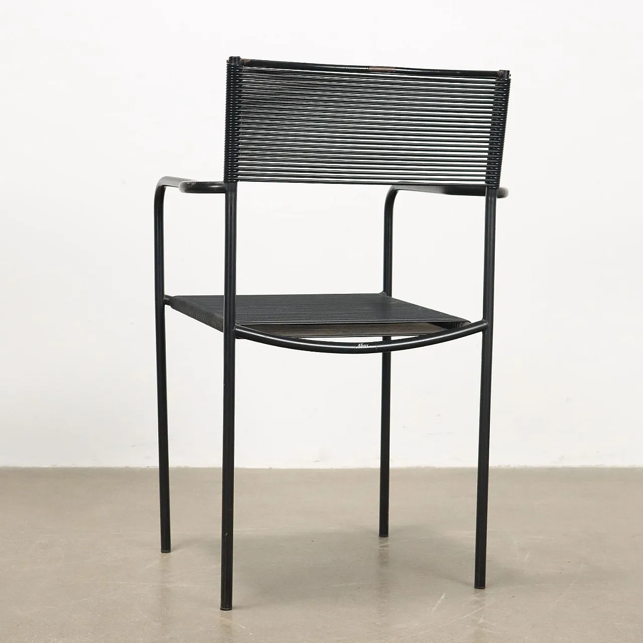 4 Spaghetti chairs by G. Belotti  for Alias in plastic metal, 1980s 8