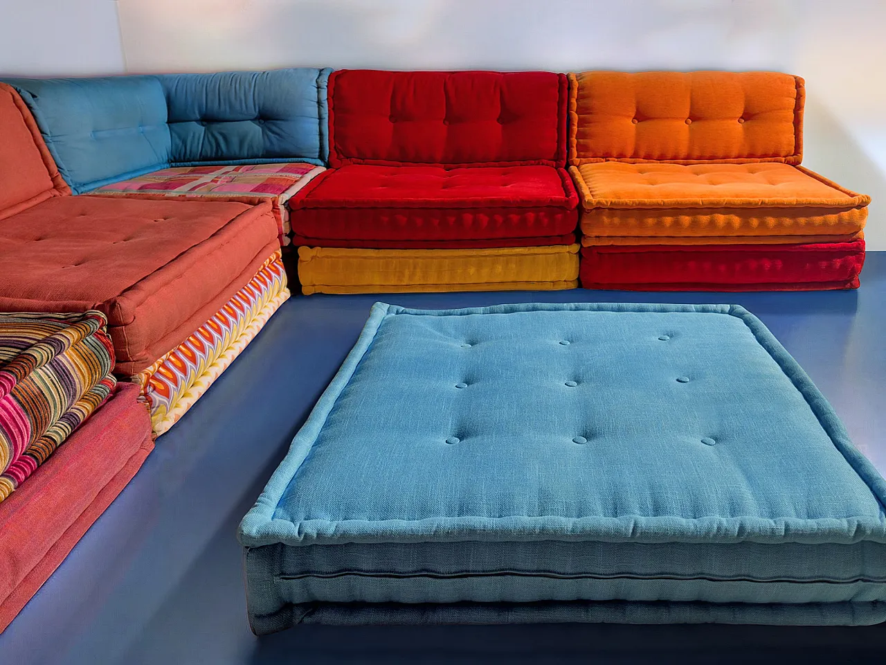 Divano modulare Mah Jong di Kenzo e Missoni per Roche Bobois, set di 25 p 8