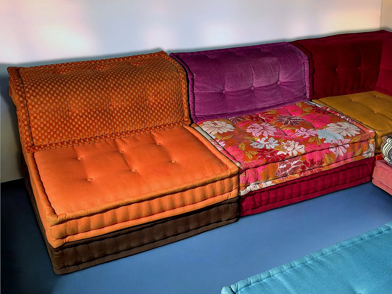 Divano modulare Mah Jong di Kenzo e Missoni per Roche Bobois, set di 25 p 14