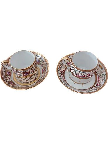 2Tazzine in German porcelain