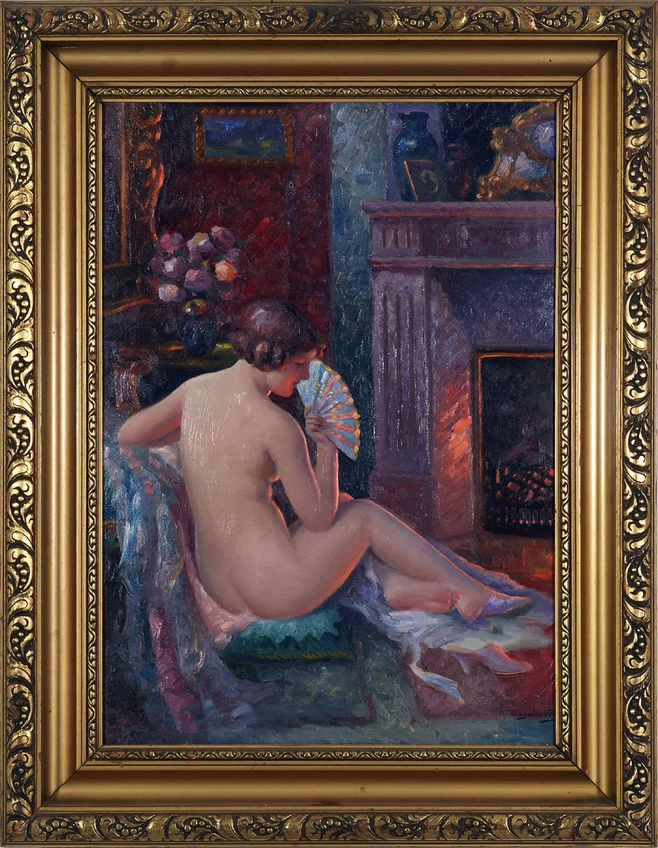 Nudo di S. Bogdanovics, olio su tavola, anni '20 1