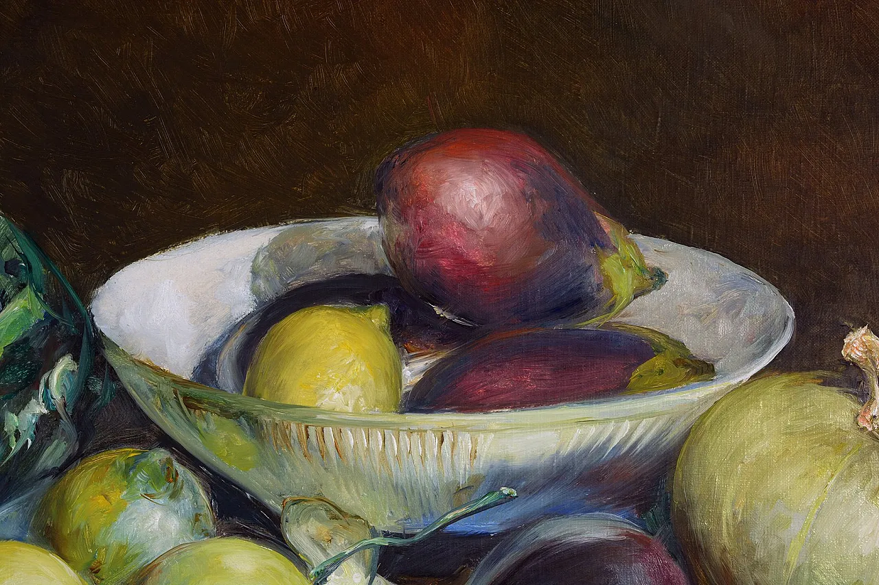 Still Life by Achille Capaldo, oil on canvas, 1930s 4