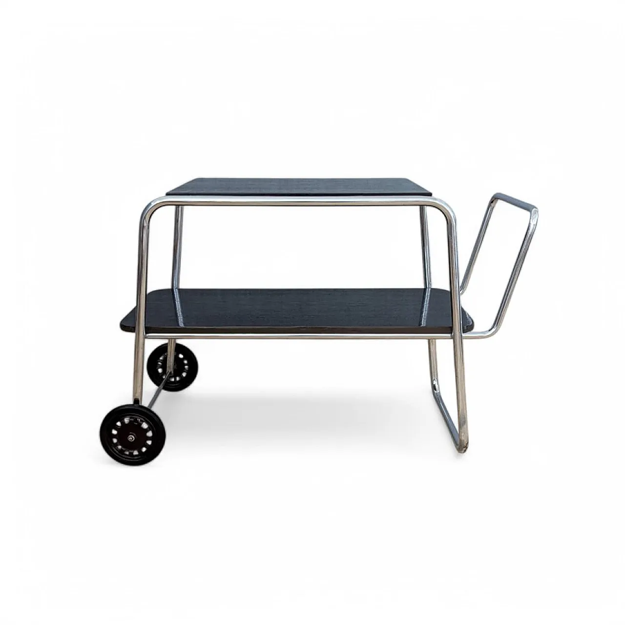 Tubular steel Bauhaus trolley by Robert Slezák, 1930s 2