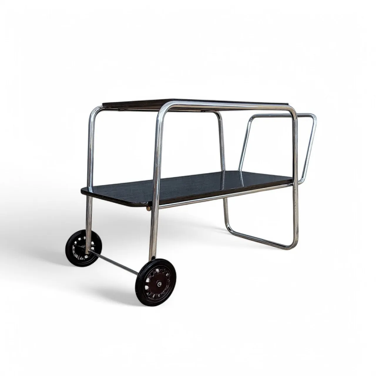 Tubular steel Bauhaus trolley by Robert Slezák, 1930s 4