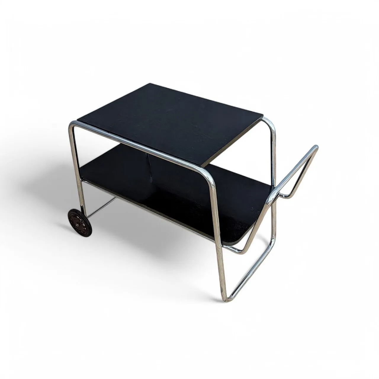 Tubular steel Bauhaus trolley by Robert Slezák, 1930s 6