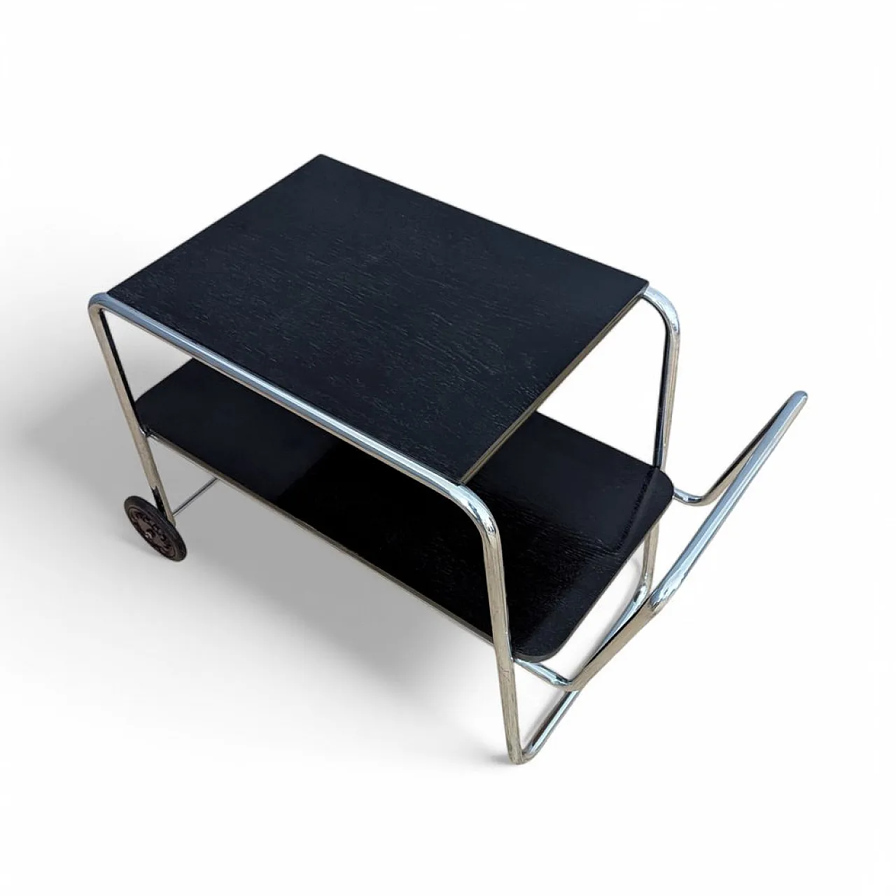 Tubular steel Bauhaus trolley by Robert Slezák, 1930s 7