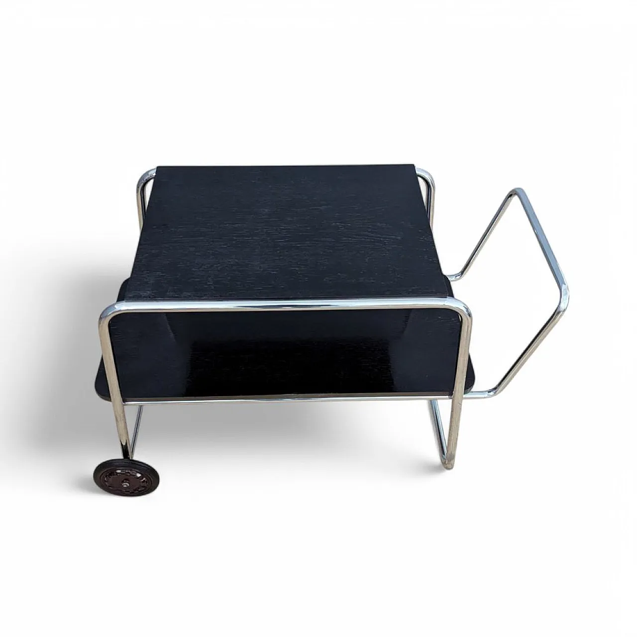 Tubular steel Bauhaus trolley by Robert Slezák, 1930s 8