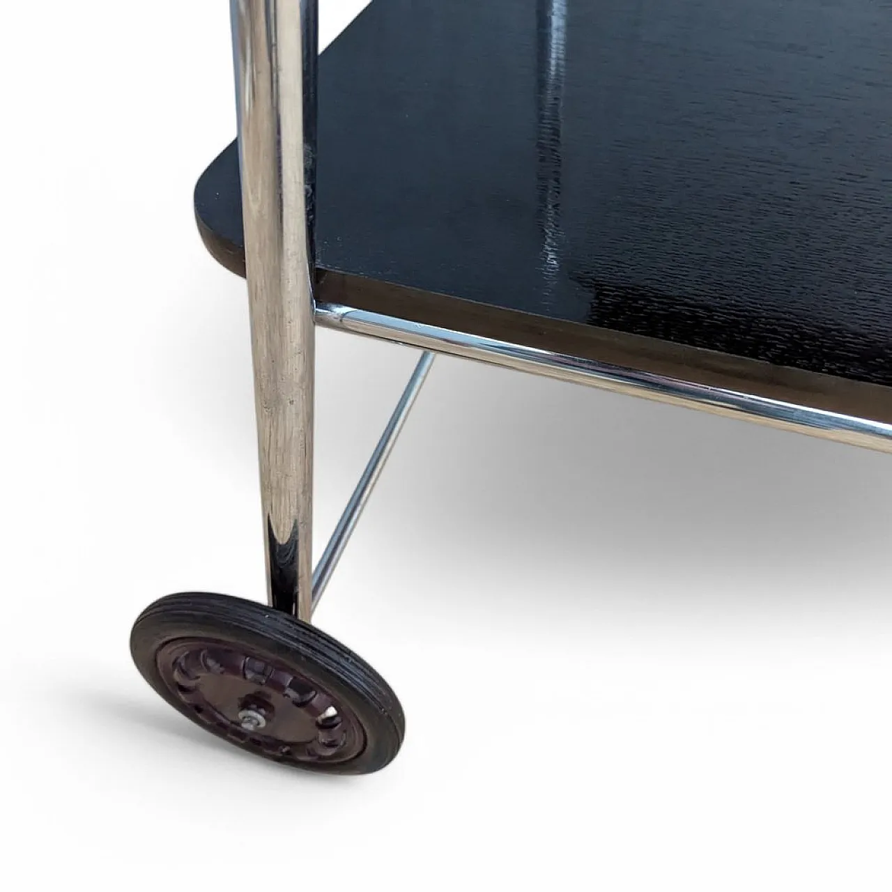 Tubular steel Bauhaus trolley by Robert Slezák, 1930s 14