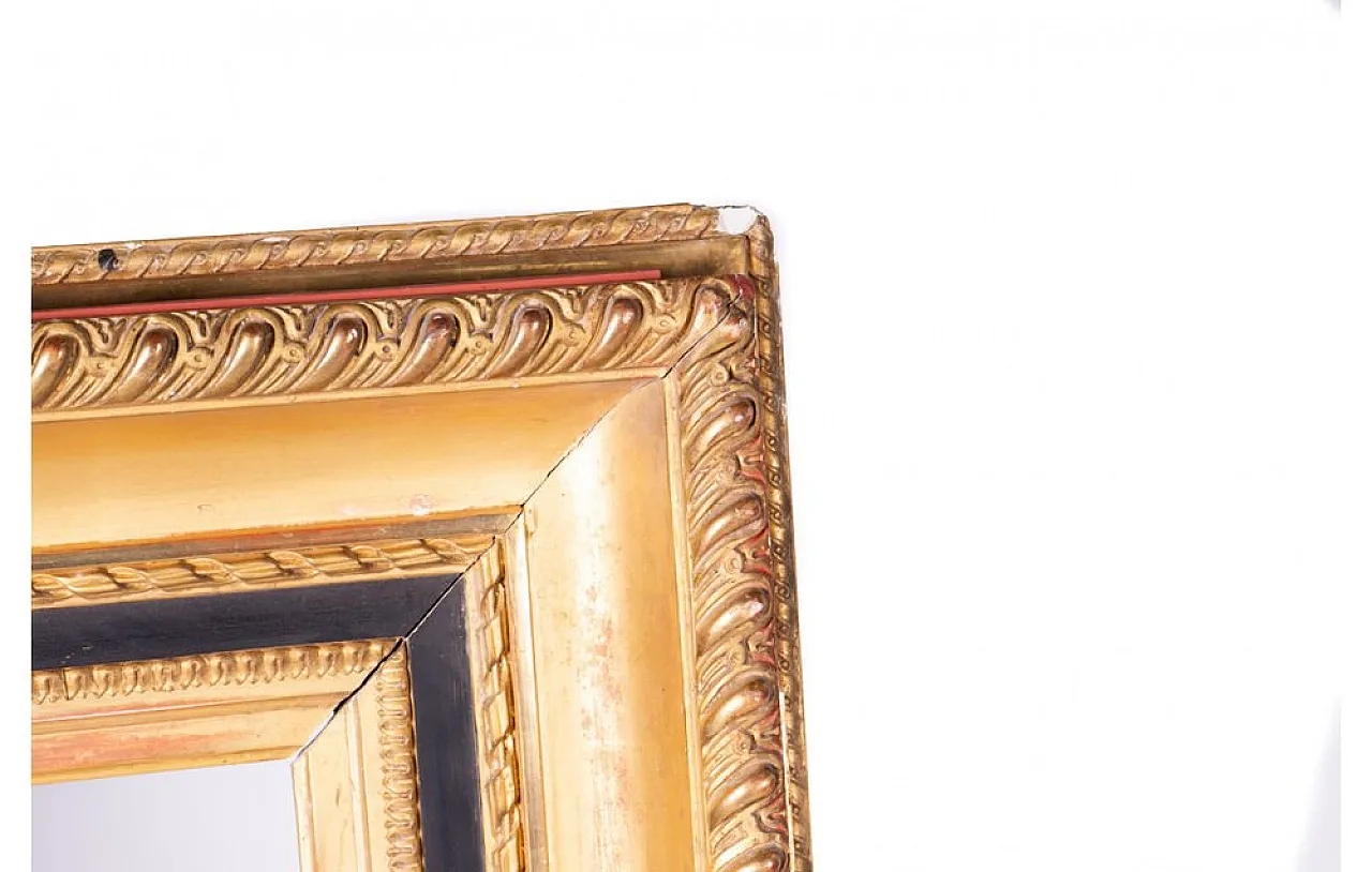 Gilded frame with carvings, early 20th century 7