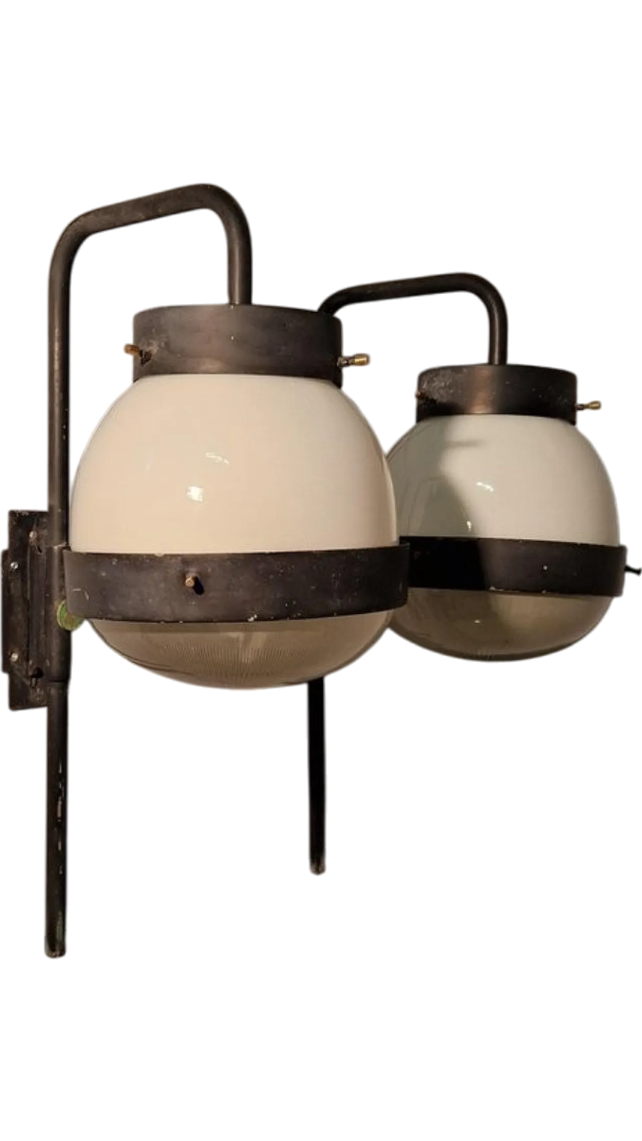 Pair of Delta wall lamps by Sergio Mazza for Artemide, 1960s 11