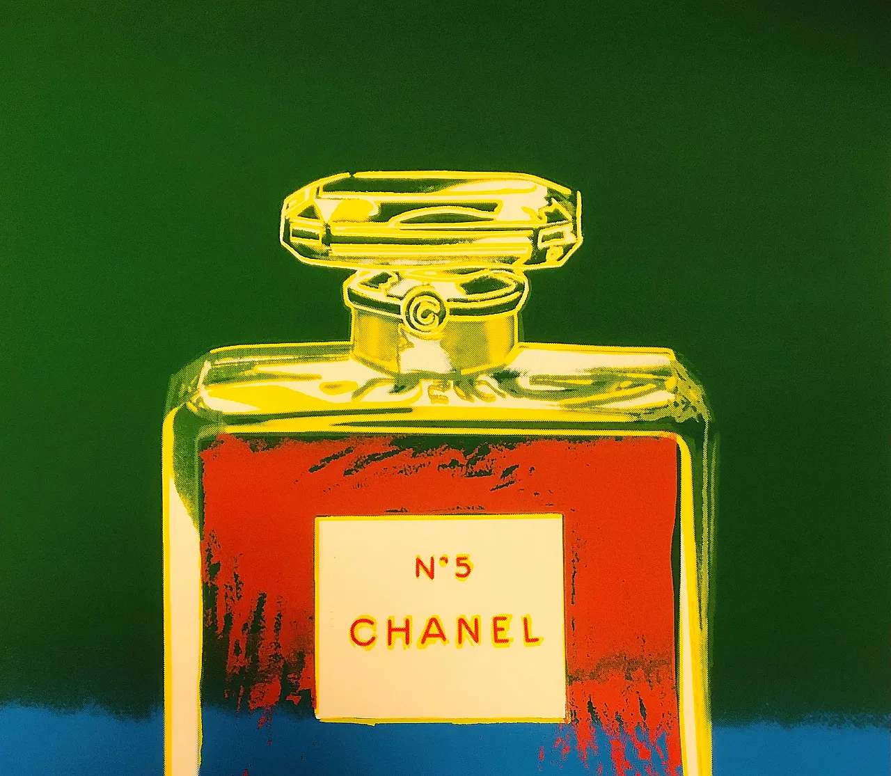 Andy Warhol, 1997 - CHANEL N.5 (Blue-Green) - Silkscreen Print 2