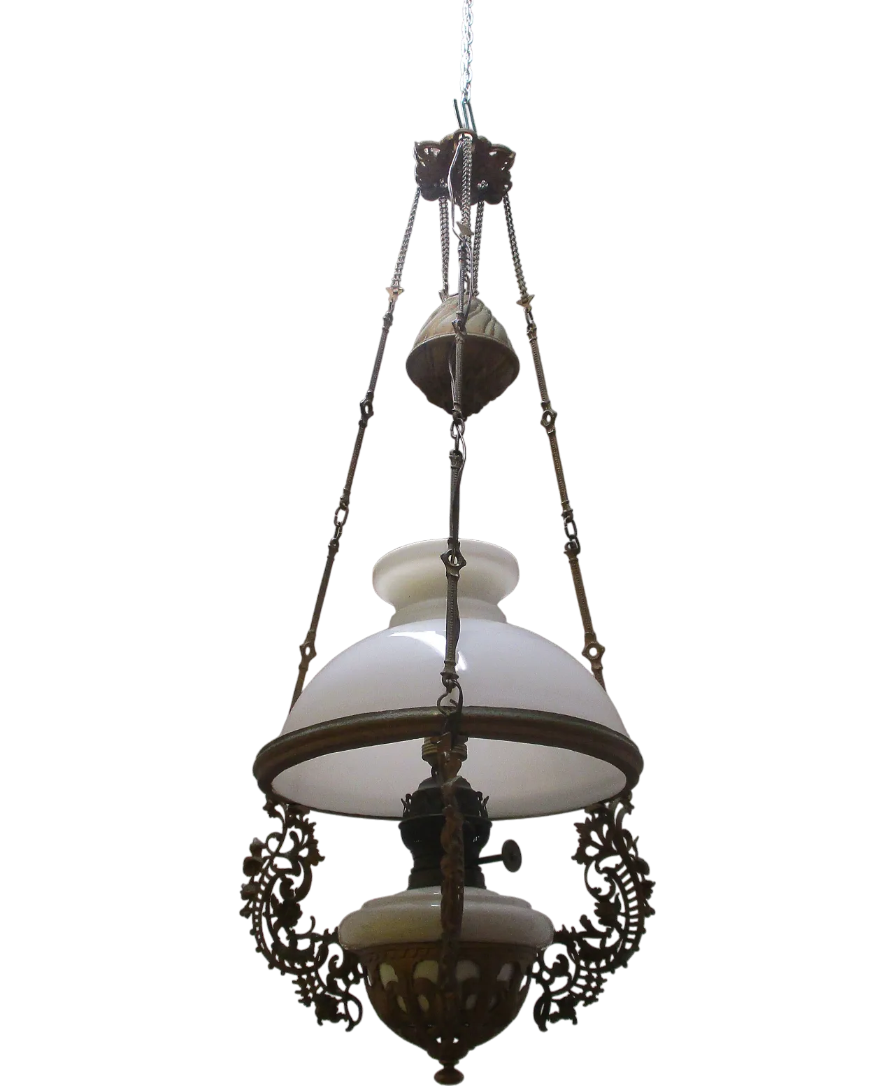 Liberty chandelier saliscendi in carrucola, early 20th century 8