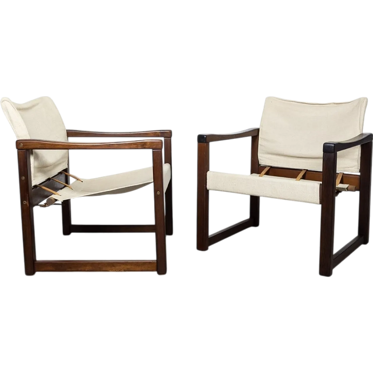 Pair of Diana Safari Chairs by Karin Mobring for Ikea, 1970s 17