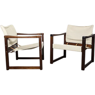 Pair of Diana Safari Chairs by Karin Mobring for Ikea, 1970s