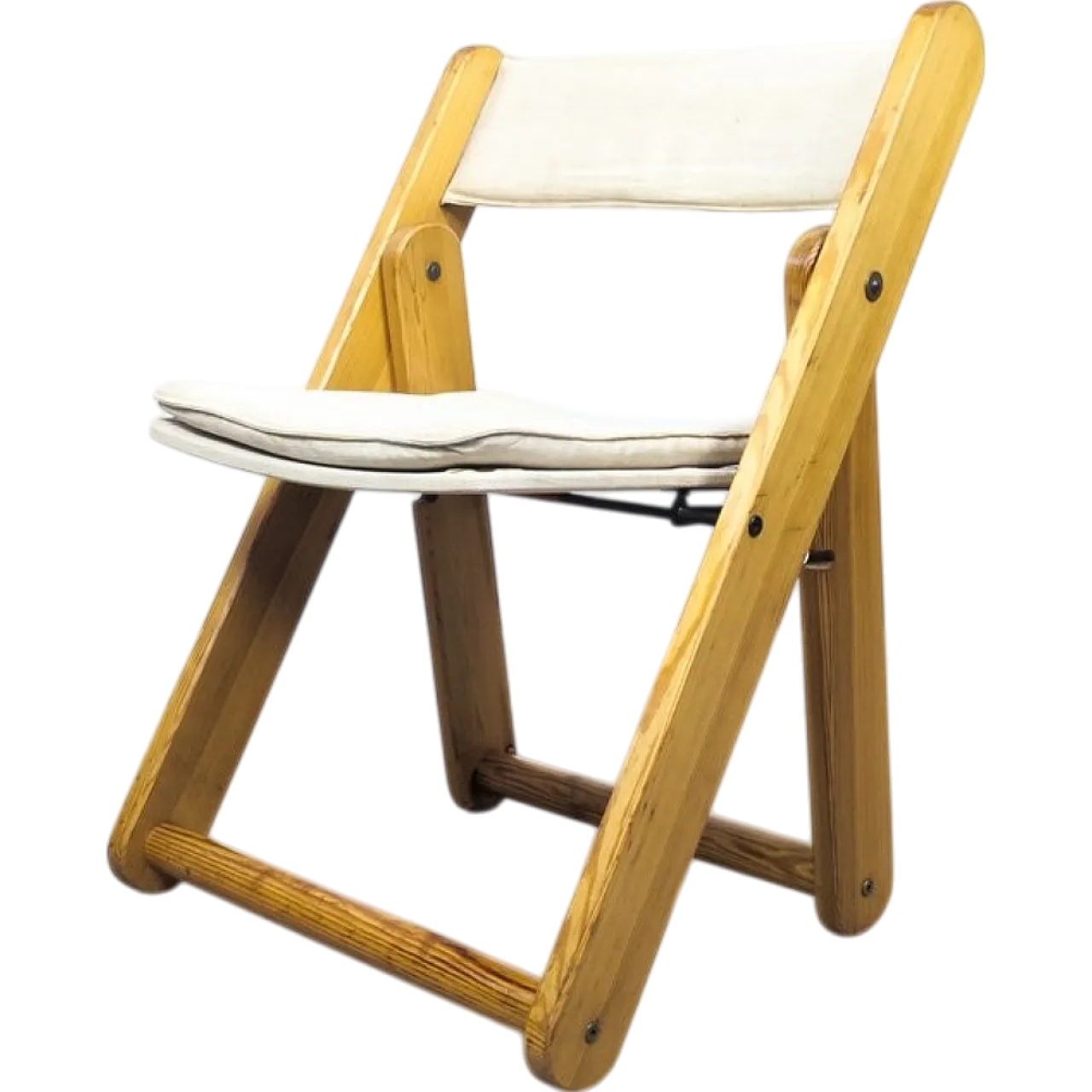 Kon-Tiki Pine Folding Chair by Gillis Lundgren for Ikea, 1970s 11