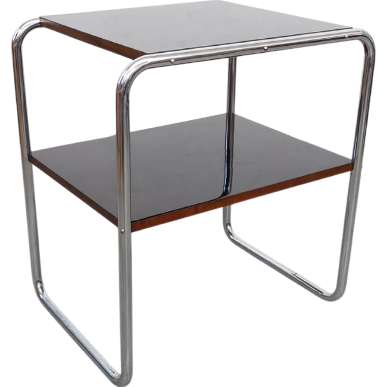 Bauhaus Tubular Steel Side Table by Marcel Breuer for Mücke Melder, 1930s 17