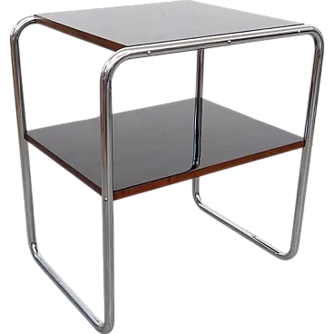 Bauhaus Tubular Steel Side Table by Marcel Breuer for Mücke Melder, 1930s