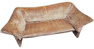 2 Seater Sofa Mod Le Stelle in Floral Fabric by Mario Bellini for B&B, 1970s